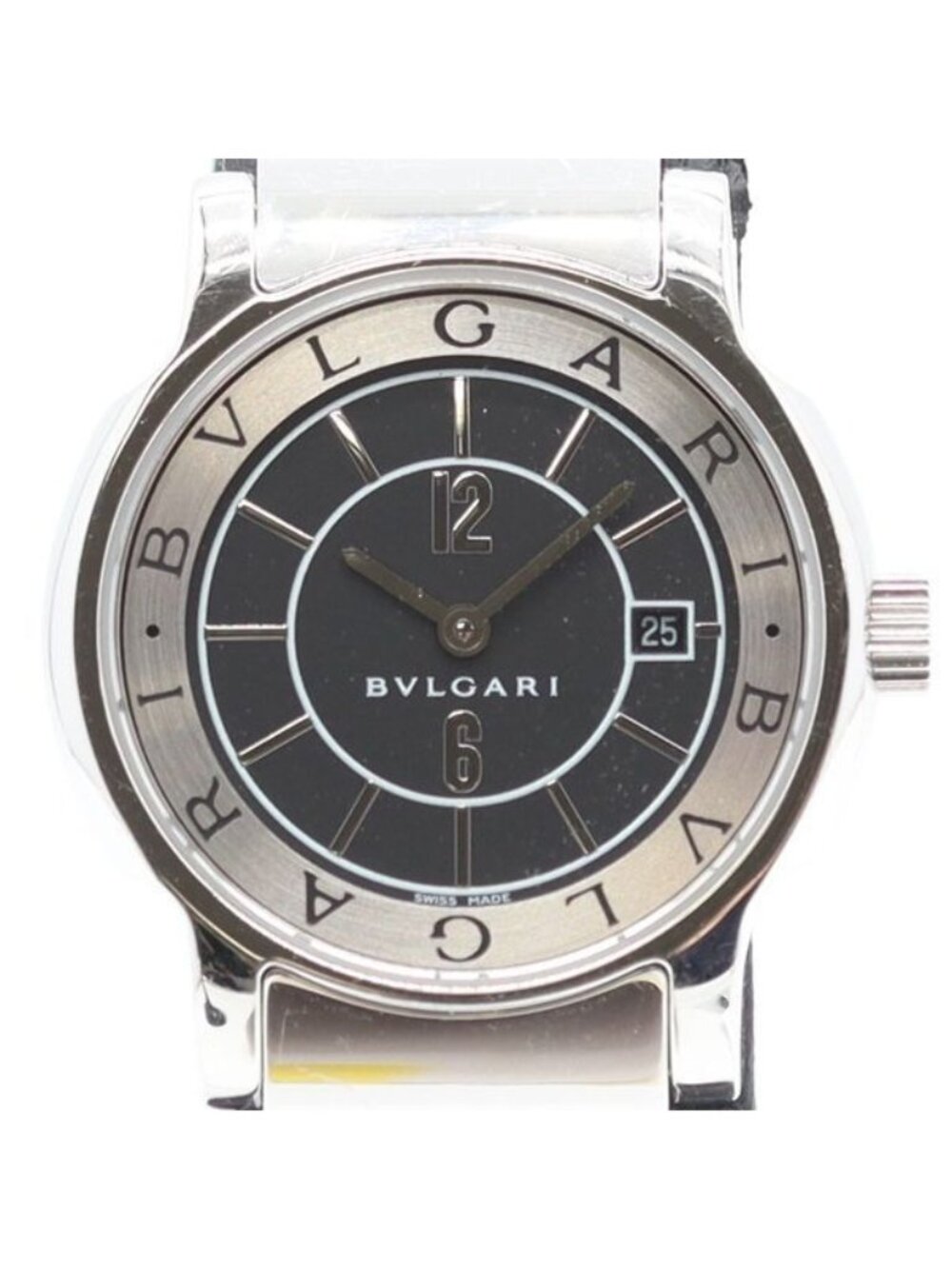 Bvlgari Solotempo Date Black Dial Watch